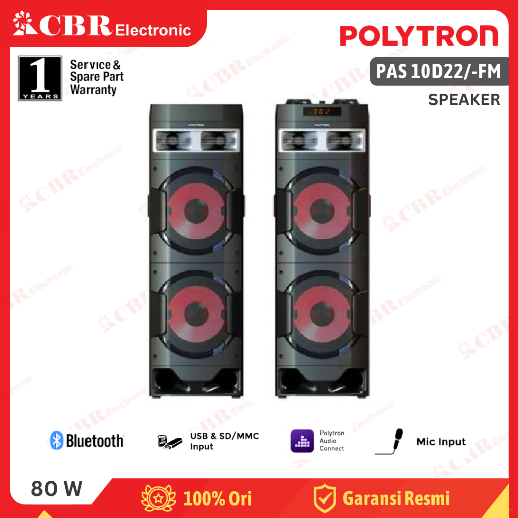 Jual Speaker Polytron Pas 10d22 Fm Shopee Indonesia