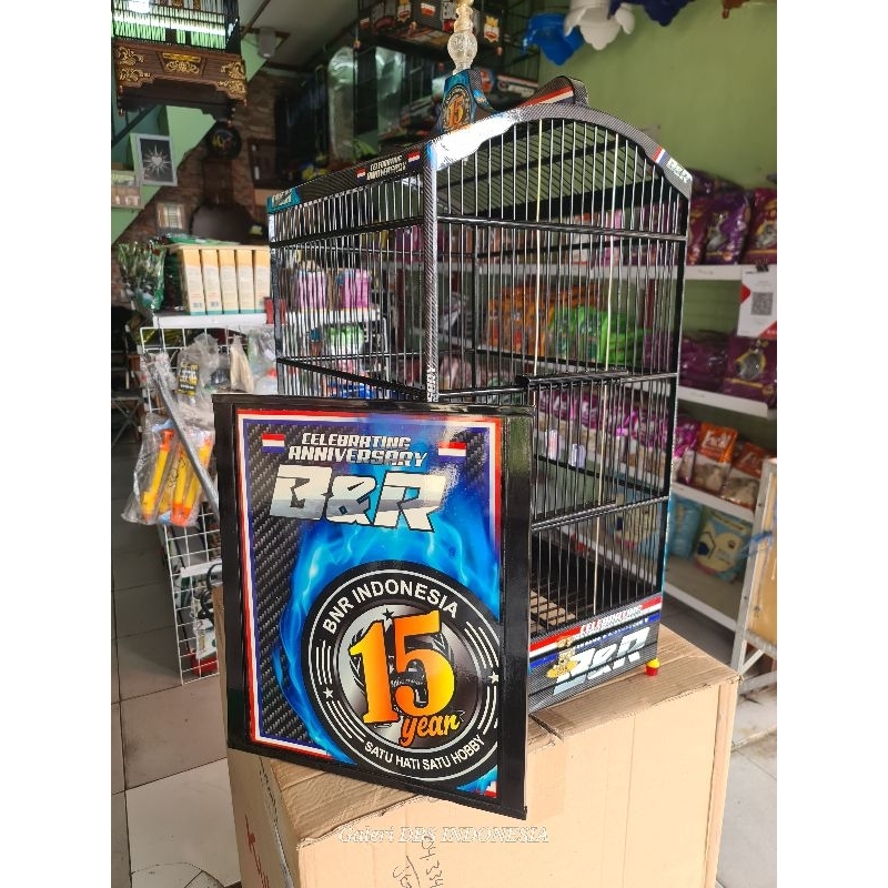 Jual sangkar kotak BnR decal 15year free krodong | Shopee Indonesia