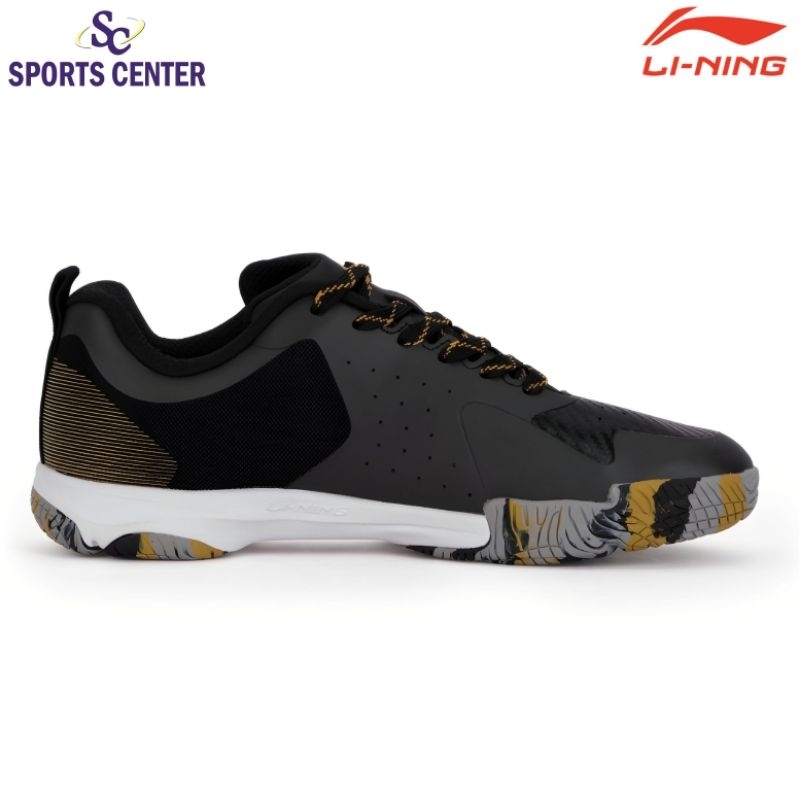 Jual New Sepatu Badminton Lining Ranger Lite Z2 Black Gold | Shopee ...