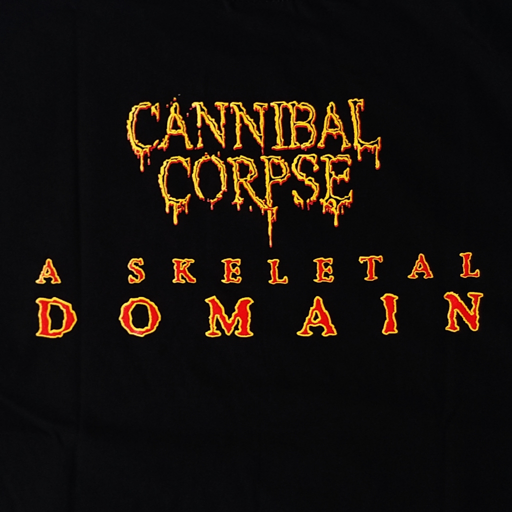 Jual T-shirt Kaos Band CANNIBAL CORPSE - A SKELETAL DOMAIN Builtup ...