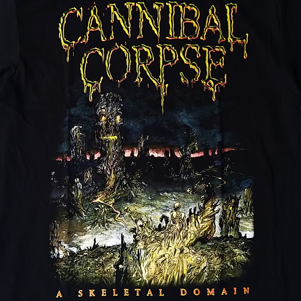 Jual T-shirt Kaos Band CANNIBAL CORPSE - A SKELETAL DOMAIN Builtup ...