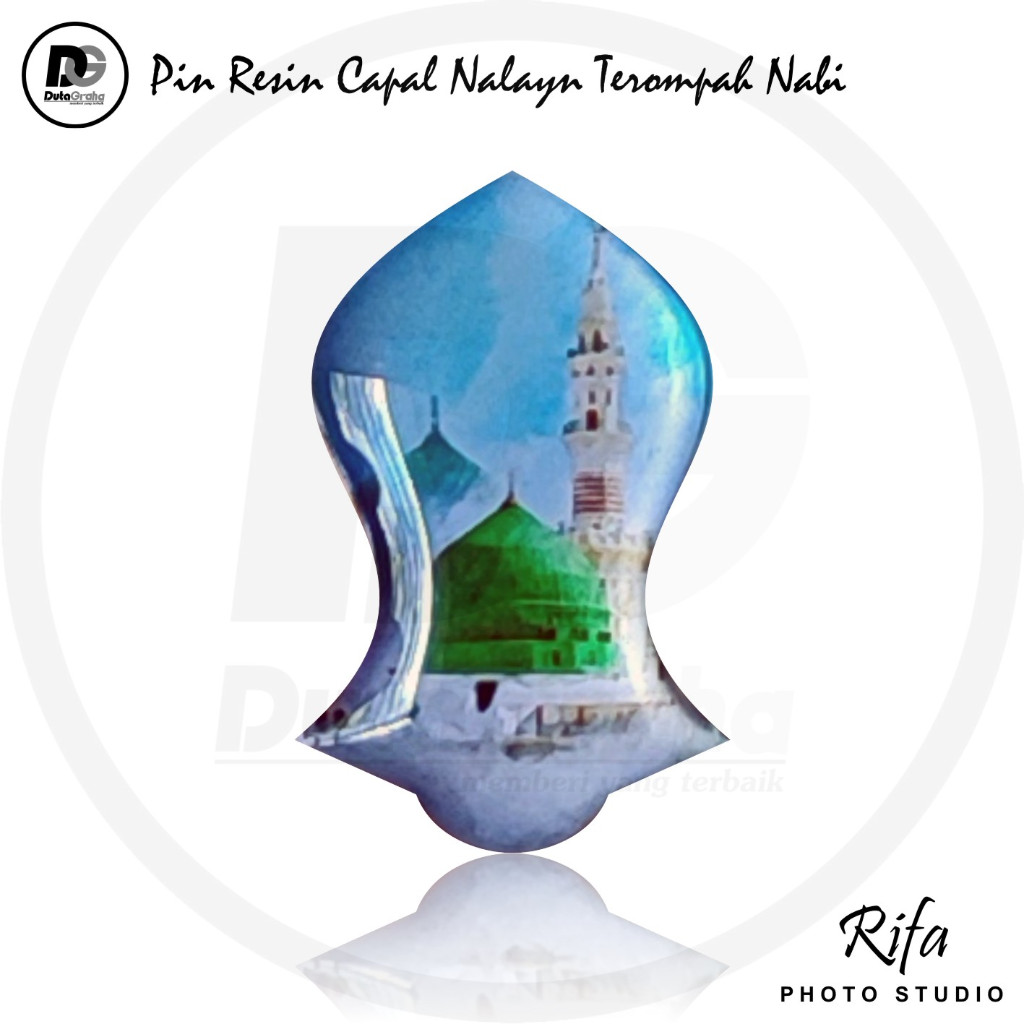 Jual [TEROMPAH] NABAWI ART Pin Bros Aksesoris Souvenir MUSLIM MUSLIMAH ...