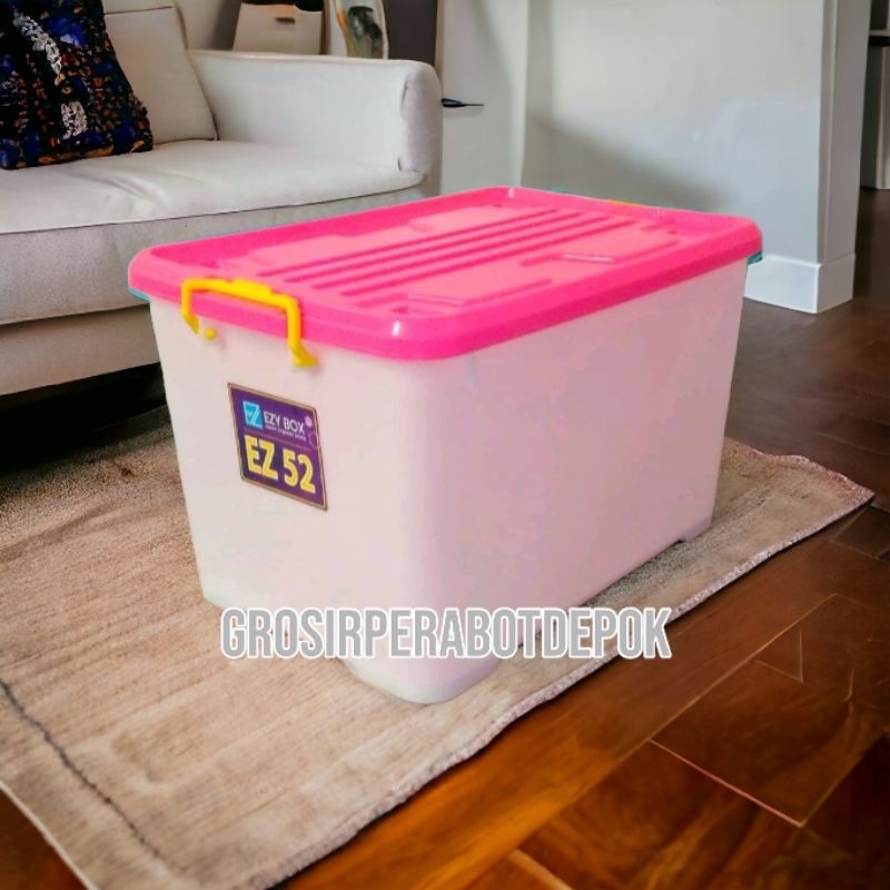 Jual EZY CONTAINER BOX CB 52 LITER TEMPAT PENYIMPANAN WADAH PLASTIK ...