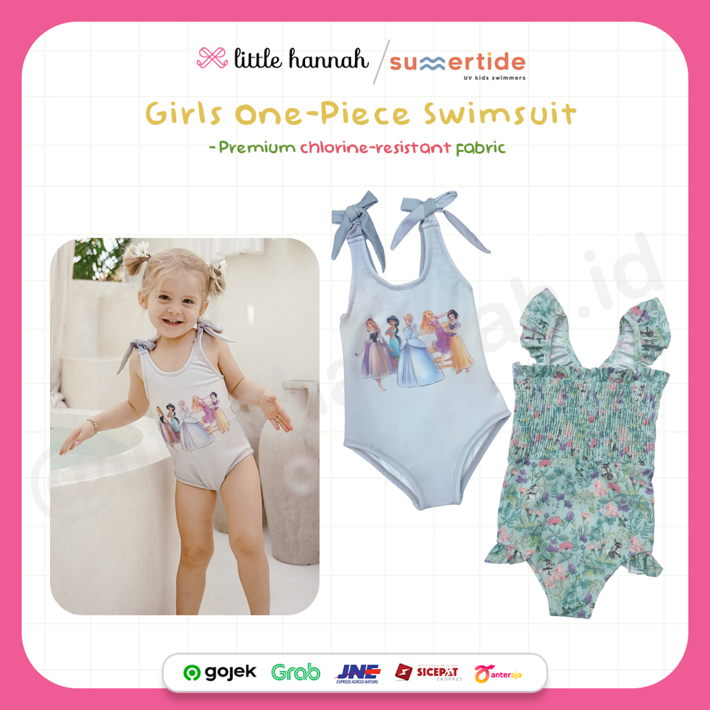Jual SUMMERTIDE Girl One - Piece Swimsuit / Baju Renang Anak Perempuan ...