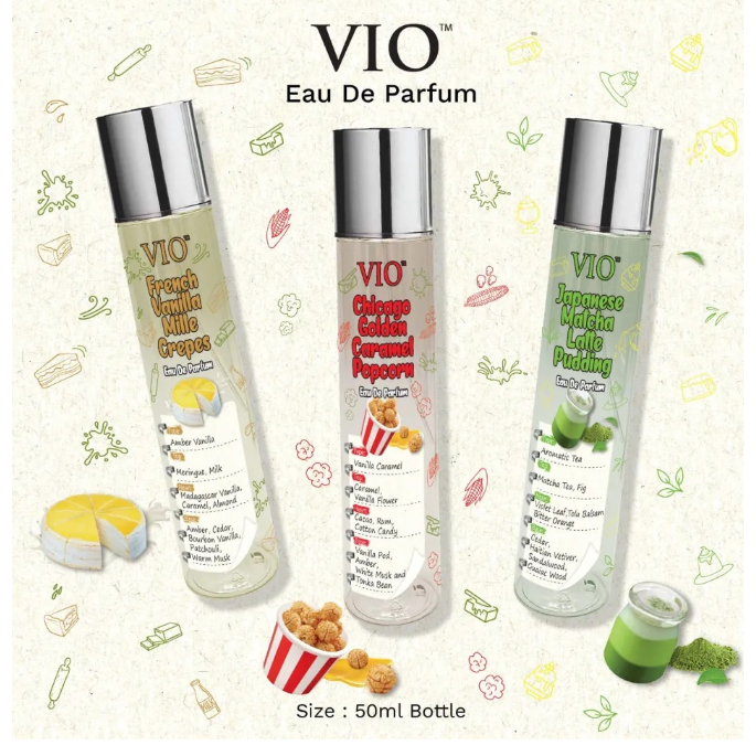Jual VIO Eau De Parfume 50ml | Shopee Indonesia