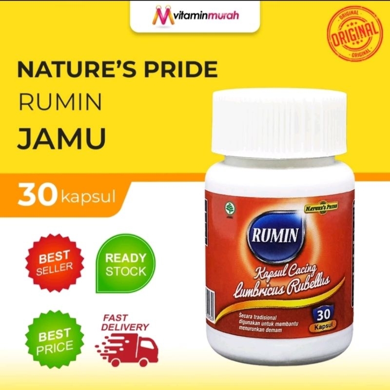 Jual Rumin Kapsul Cacing Isi 30 ORI PROMO | Shopee Indonesia