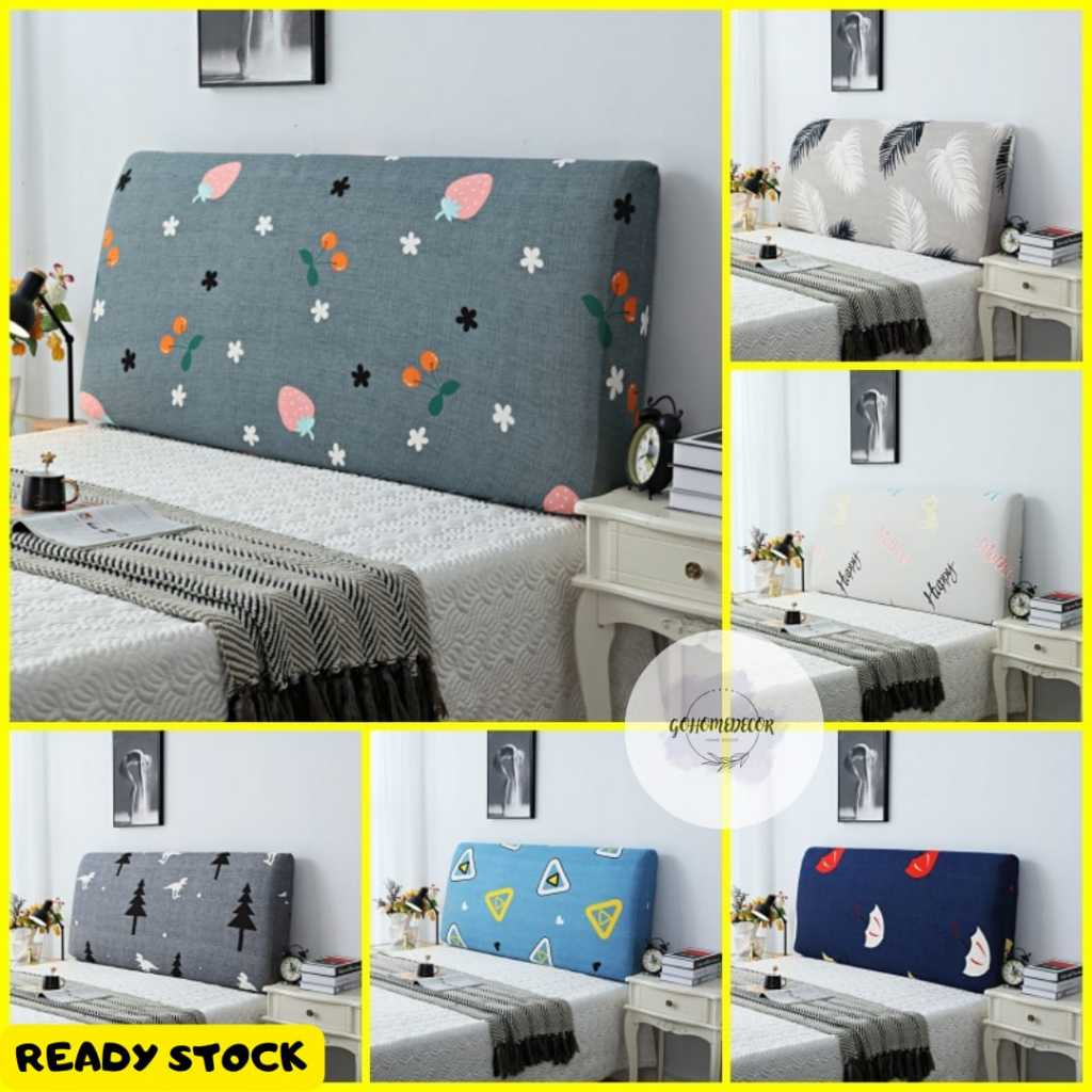 Jual GHD Elastic Headboard Cover / Penutup Divan Headbed Sandaran ...