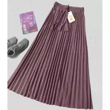 Rok Plisket Bahan Casebo Premium Standar Dan Jumbo