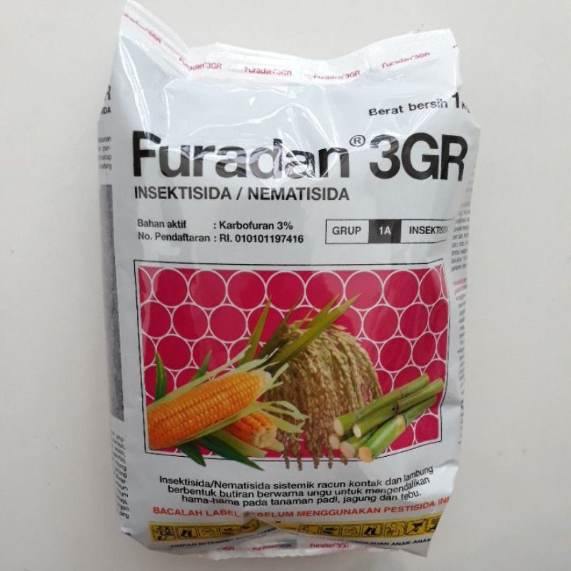 Jual INSEKTISIDA NEMATISIDA FURADAN 3 GR KEMASAN PABRIK 1 KG MURAH ...