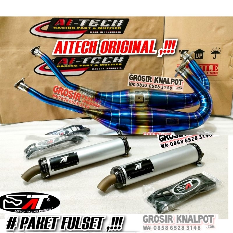 Jual Knalpot Aitech ORIGINAL Bluemoon Rainbow new Model Cobra & Non ...