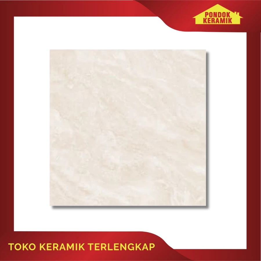 Keramik Lantai Tierra 60x60 Dublin Beige Motif Marmer Marble Cream