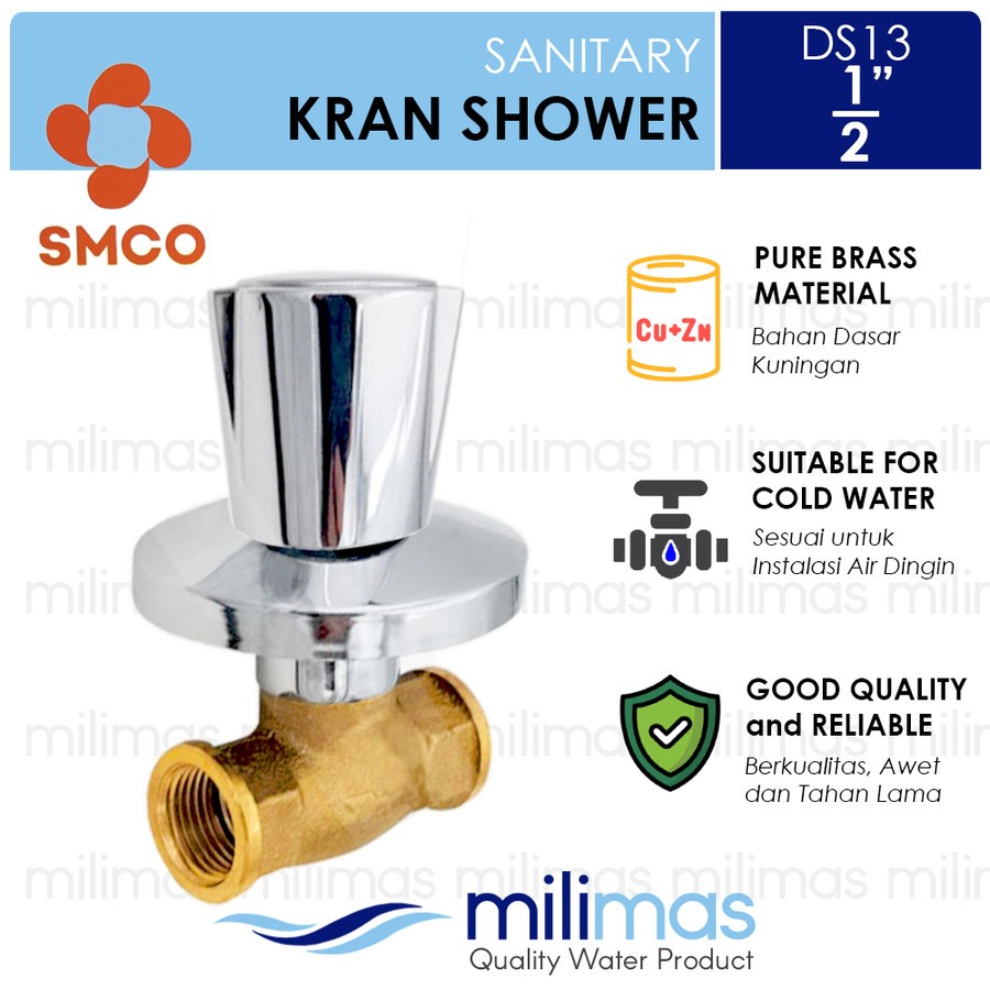 Jual SMCO DS13 Kran Shower Tanam 1/2