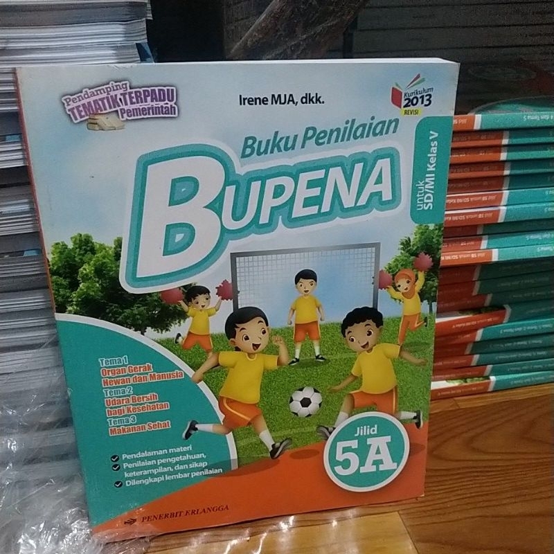 Jual Buku Penilaian Bupena Untuk SD jilid 5 A Erlangga K13N | Shopee ...