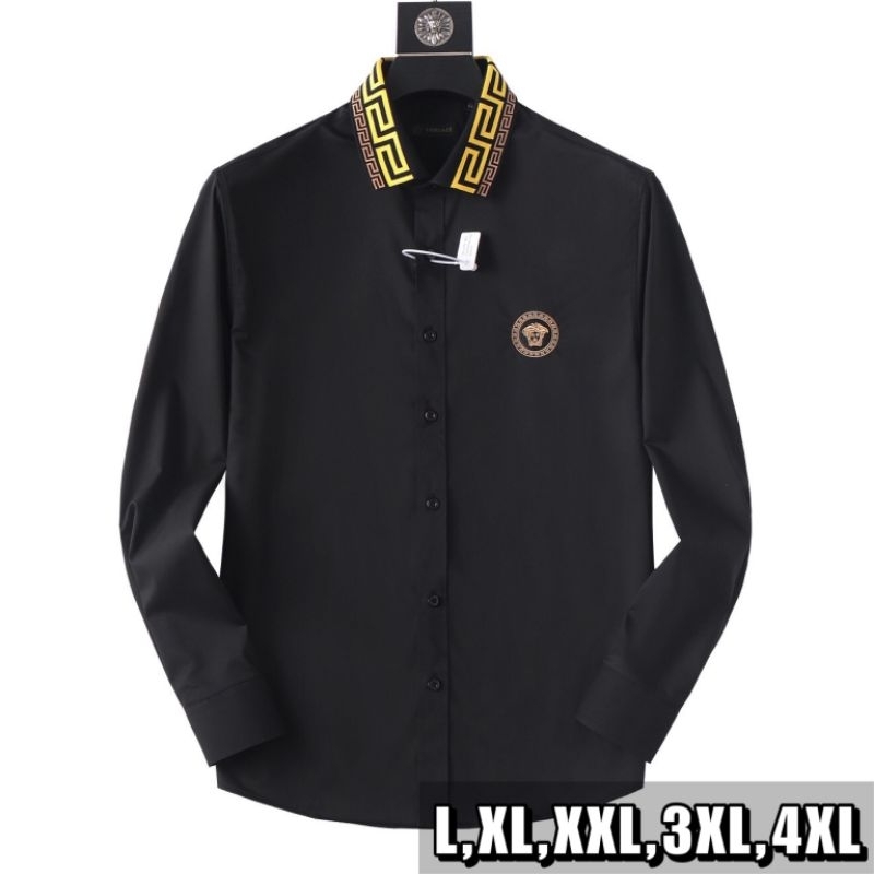 Jual KEMEJA PANJANG BRANDED PRIA VERSACE 9001 MIROR | Shopee Indonesia