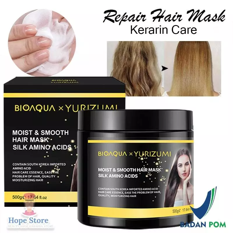 Bioaqua Yurizumi Masker Rambut BPOM Soft Smooth | AutoStock
