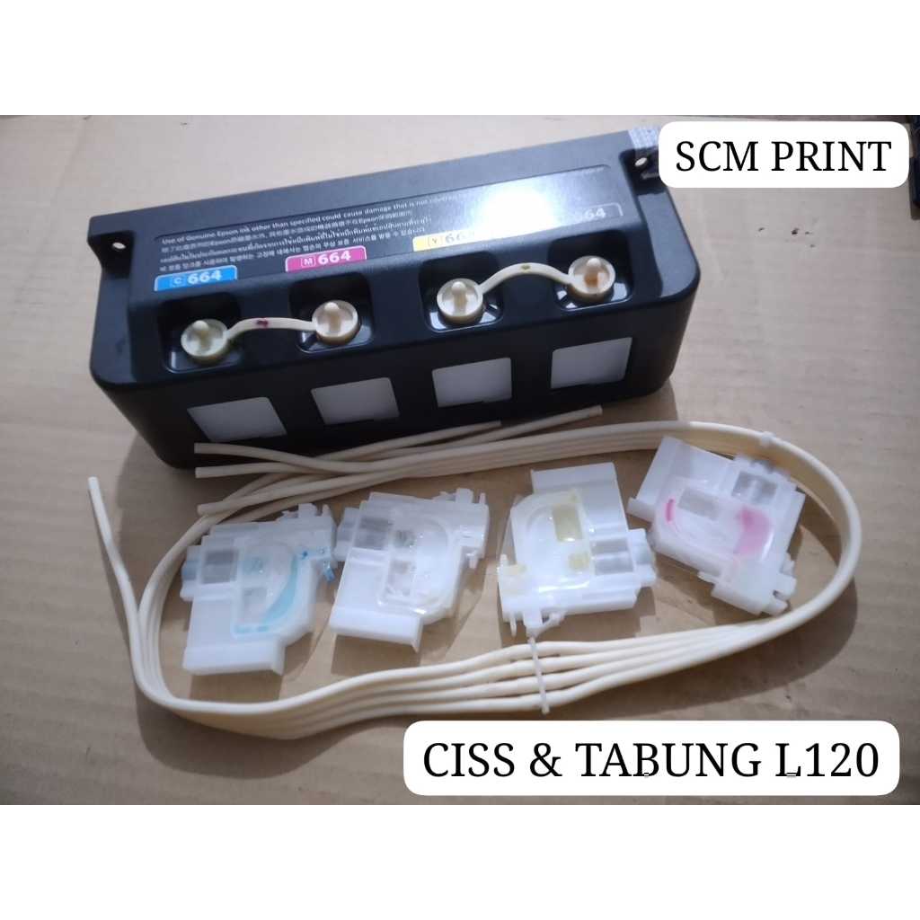 Jual Tabung Infus L120 L121 Selang Dan Tabung Tinta Printer Epson L Series Ciss Cartridge Epson 5484