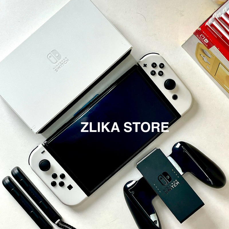 Jual Nintendo Switch Oled Second Warna Putih | Shopee Indonesia