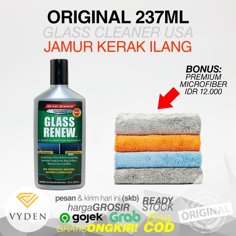 Glass Renew Glass Cleaner/Stain Remover