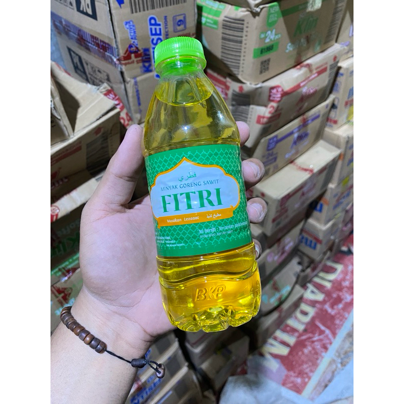 Jual minyak goreng fitri botol kecil murah kemasan 450ml | Shopee Indonesia