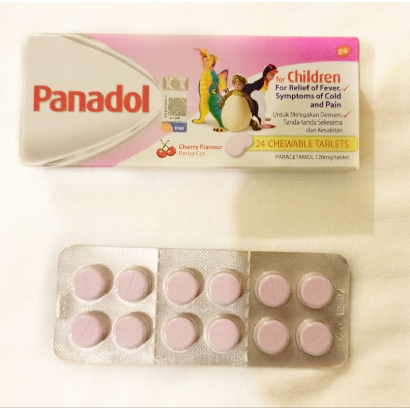Jual Panadol Tablet Hisap AnakAnak /Panadol for Children Chewable