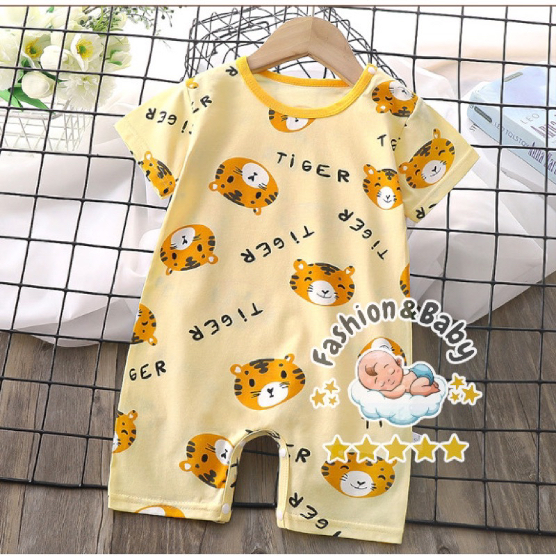 Jual Romper fashion bayi Baju kodok bayi Bahan cotton combed 30S