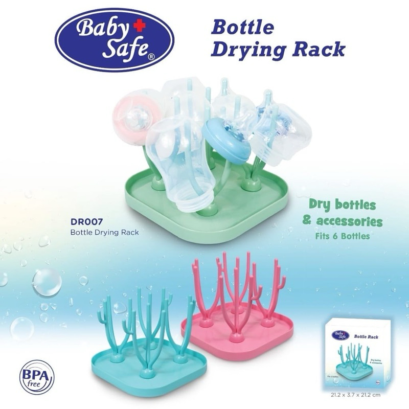 Jual BABY SAFE Drying Bottle Rack Stick | Rak Stik Pengering Botol ...
