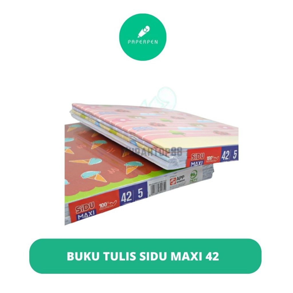 Jual Pak Buku Tulis Sidu Maxi 42 Lembar Isi 5pcs Buku Sidu Buku Tulis