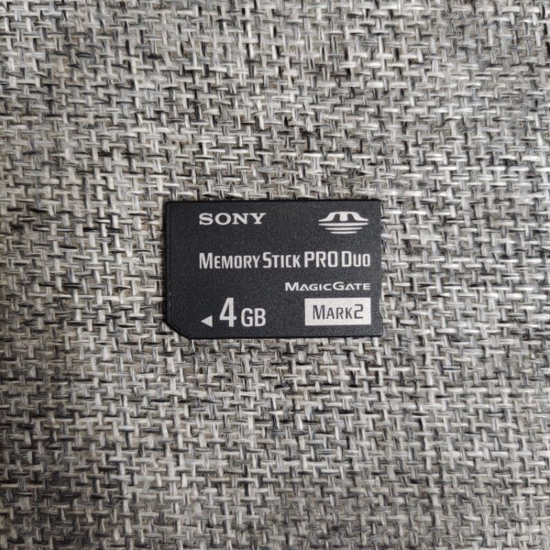 Jual Memori Stick Sony Pro Duo 4GB mark2 Memory Stick Pro Duo ORIGINAL ...