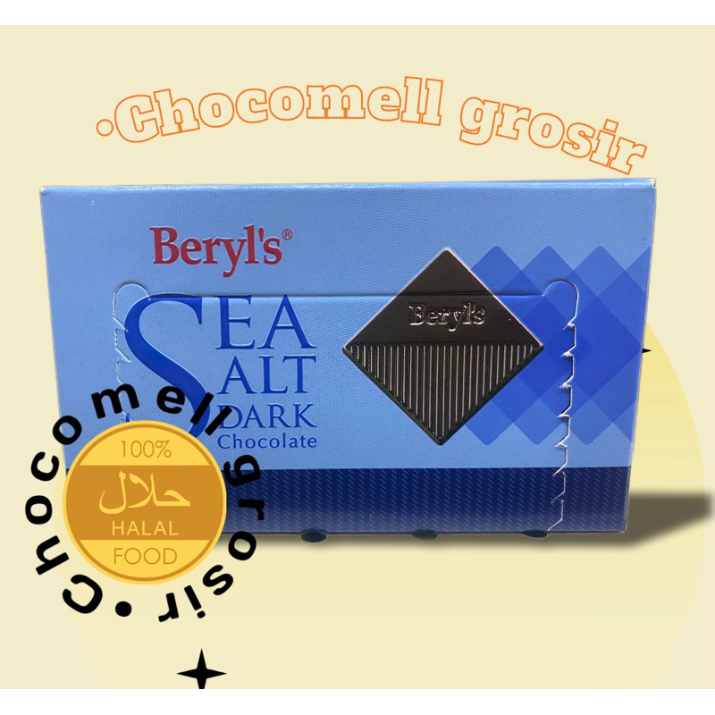 Jual Beryl's Sea Salt Dark Chocolate (Coklat hitam dengan Garam laut
