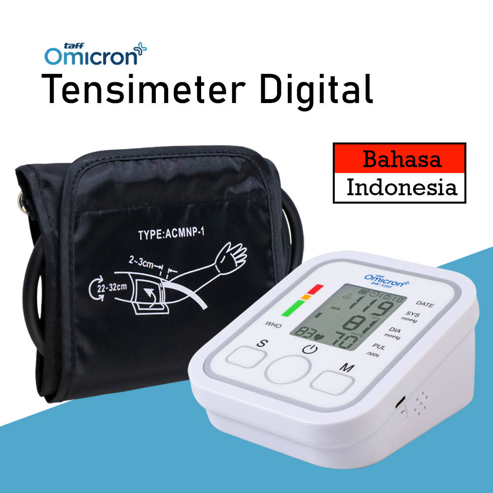 Jual Taff OMICRON Tensimeter Alat Cek Pengukur Tekanan Tensi Darah ...