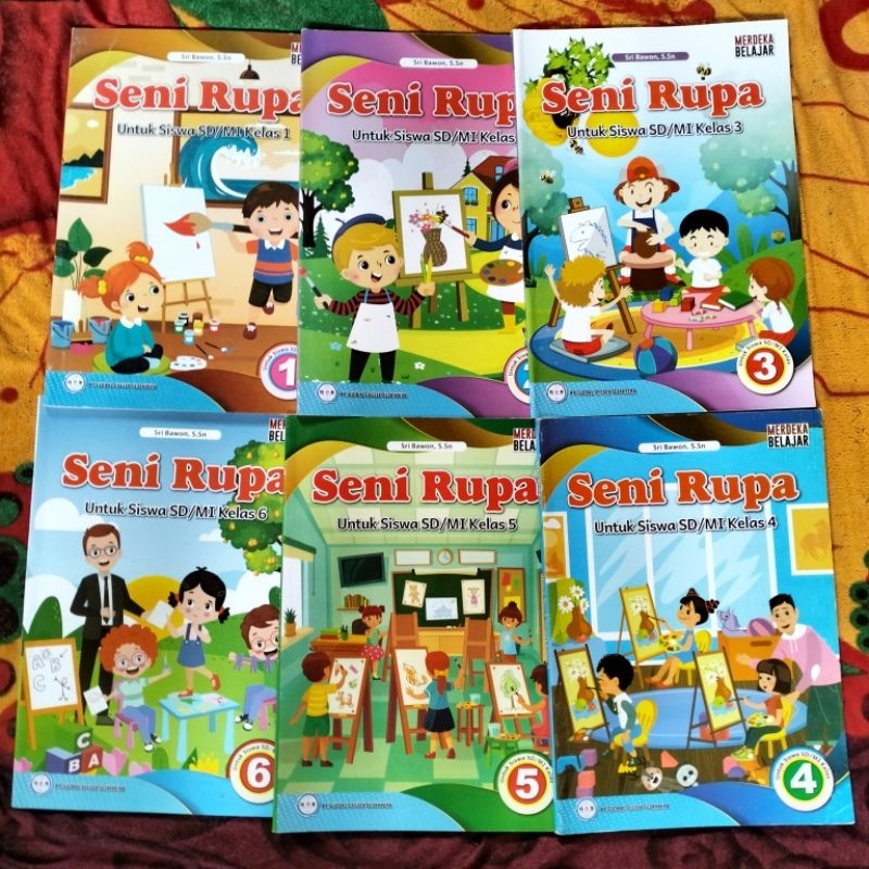 Jual ORIGINAL BUKU SENI RUPA KELAS 1 2 3 4 5 6 SD KURIKULUM MERDEKA ...