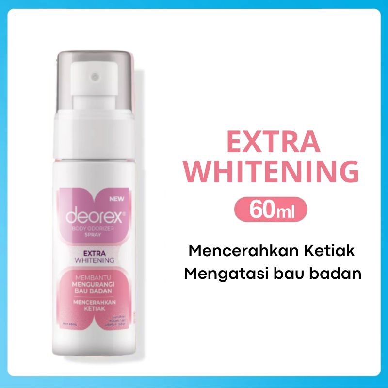 Jual Deorex Body Odorizer Spray Ml Extra Whitening Shopee Indonesia