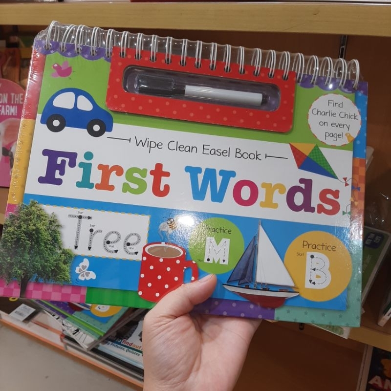 Jual wipe clean first words leaning first words | Shopee Indonesia