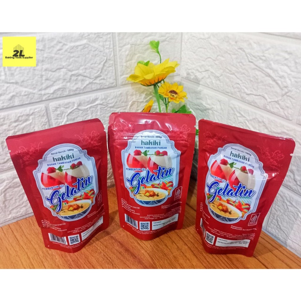 Jual Gelatin hakiki bubuk gelatin halal gelatin powder 100 gram ...