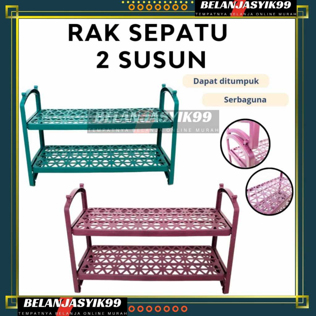 Jual RAK SEPATU 2 SUSUN TRILINS / RAK SEPATU SUSUN 2 TRILINS / RAK ...