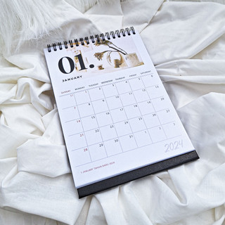 Jual Kalender Meja Minimalis 02 2024 2025 Aesthetic Premium Quality ...