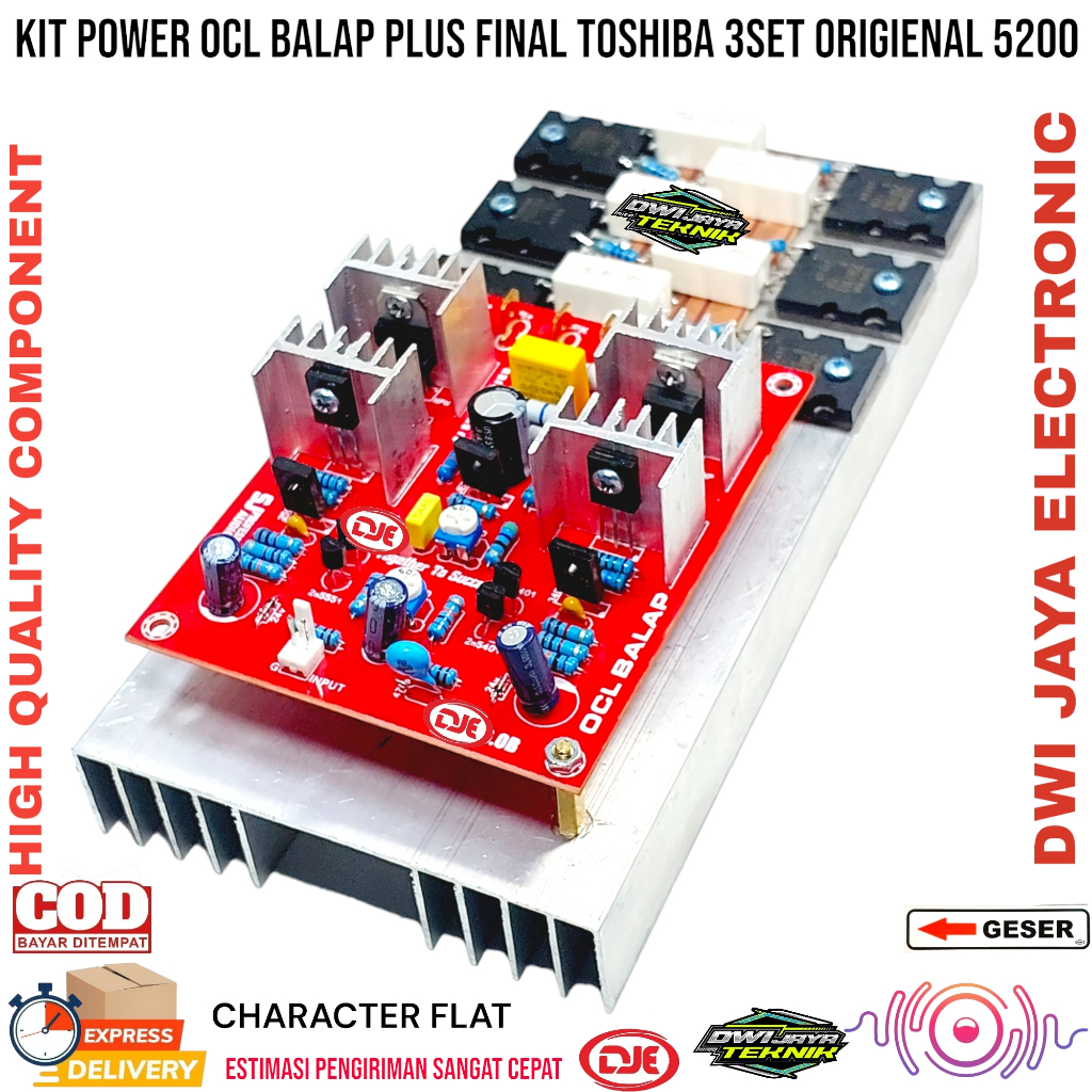 Jual Kit Power OCL BALAP Plus Final Toshiba 3Set 5200 Original | Shopee