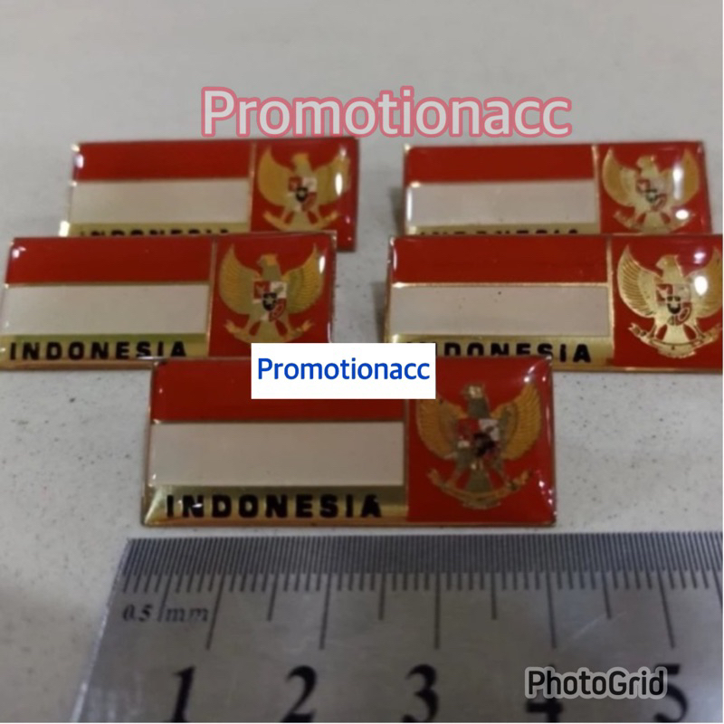 Jual Pin Bendera Merah Putih Pin Bendera Indonesia Garuda Peniti ...