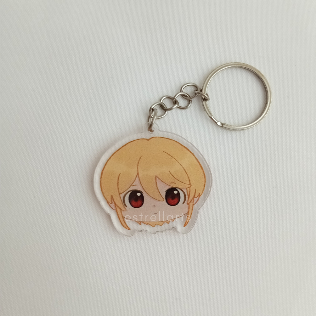Jual Fanmerch Moriarty the Patriot Yuumori linked keychain sherliam ...