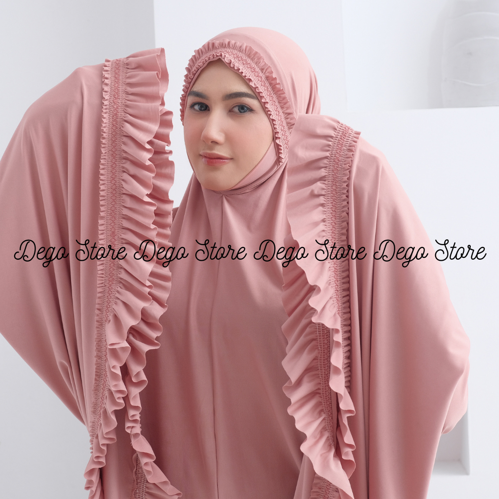 Jual Mukena Dewasa Jersey Rempel Siti Nurhaliza | Mukena Jersey Menutup ...