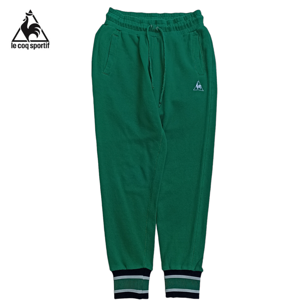 Jual LE COQ SPORTIF Green Jogger Pants Original A22 Shopee Indonesia