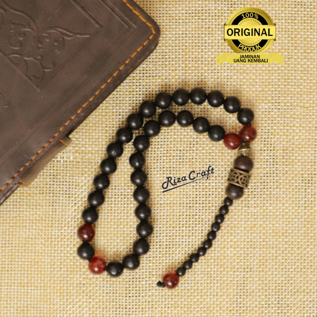 Jual Tasbih Kayu Kokka Kaokah Kokah 8mm Hitam ASLI Original 100% ...