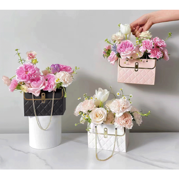 Jual Flower Box Chain Kotak Buket Bunga | Flower Box | Box Bunga | Tas ...