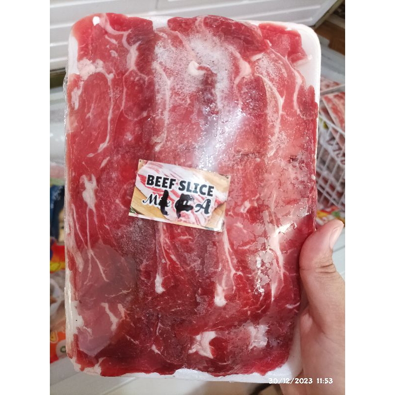 Jual Sirloin Beef Non Fat Slice Gr Shopee Indonesia