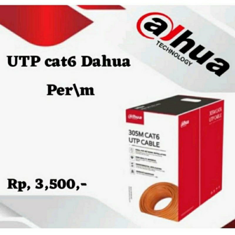 Jual Kabel Lan Cat Utp Orange Dahua Merk Dahua Eceran Meteran Gfo