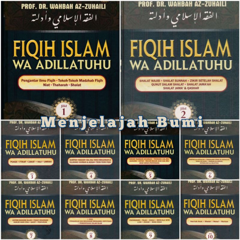 Jual Fiqih Islam Wa Adillatuhu 10 Jilid Lengkap Prof Dr Wahbah Az