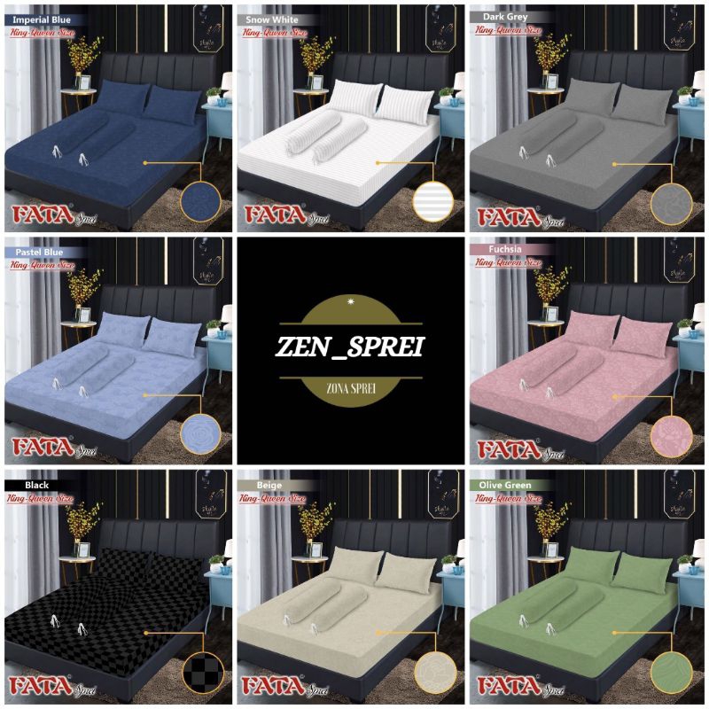 Jual Sprei fata 160x200 tinggi 20cm sprei polos corak embos | Shopee ...
