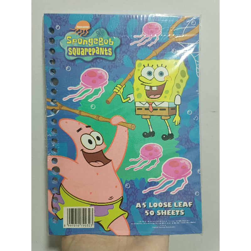 Jual Kertas File/ Binder A5 Loose Leaf Kartun - Spongebob Squarepants ...