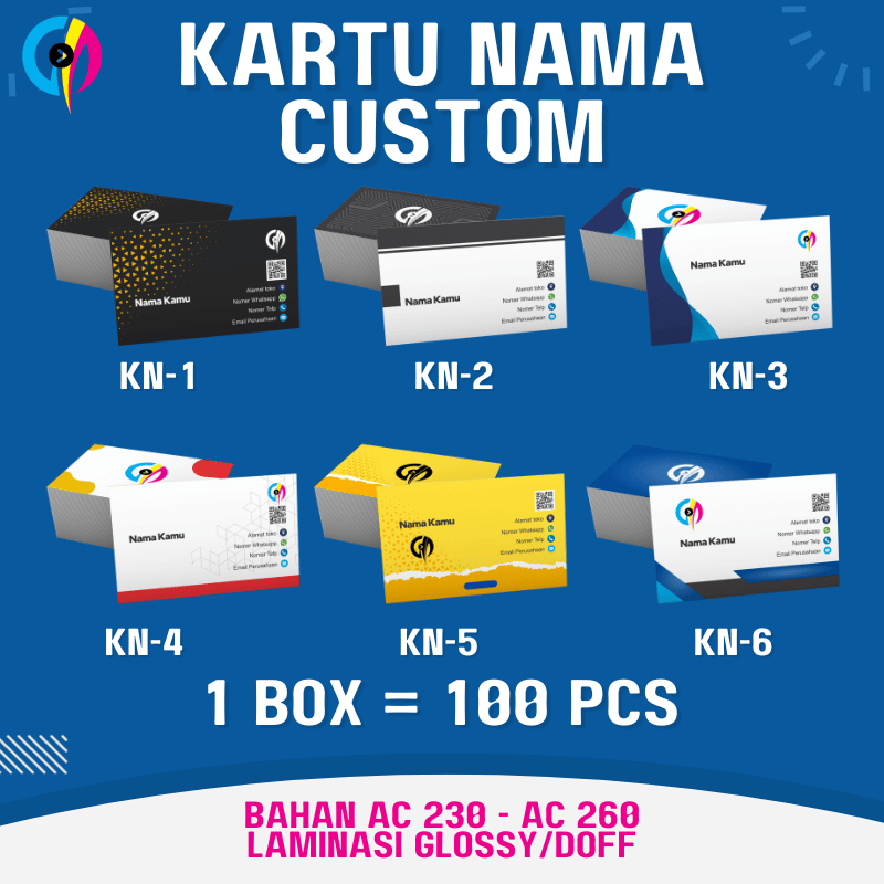 Jual CETAK KARTU NAMA CUSTOM - Print Kartu Nama Premium - Name Card ...