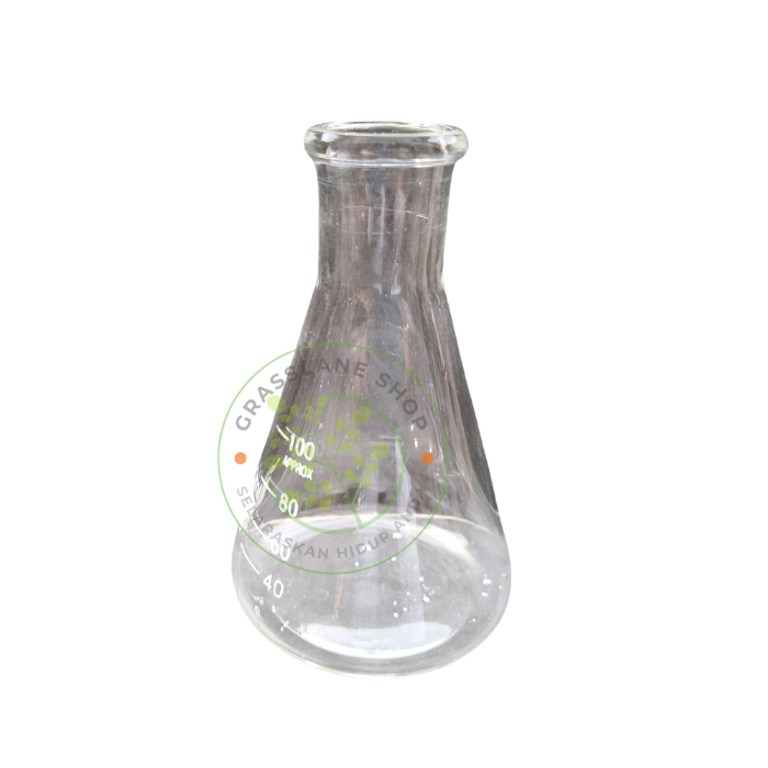 Jual Labu Erlenmeyer Flask kaca glass 100 ml RRC | Shopee Indonesia